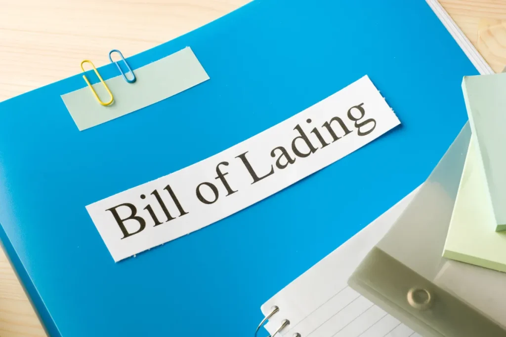 Bill of Lading atau Air Waybill