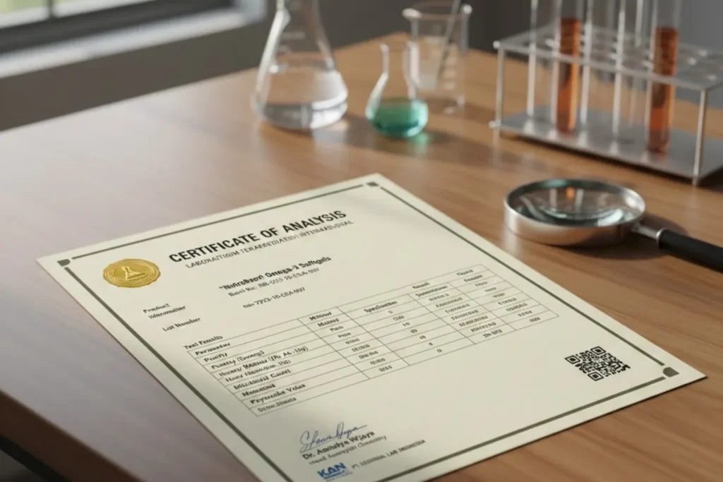 Certificate of Analysis (CoA)