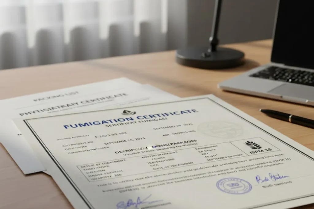 Fumigation Certificate (Sertifikat Fumigasi)