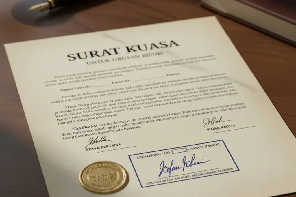 Legalisasi Surat Kuasa untuk Urusan Bisnis