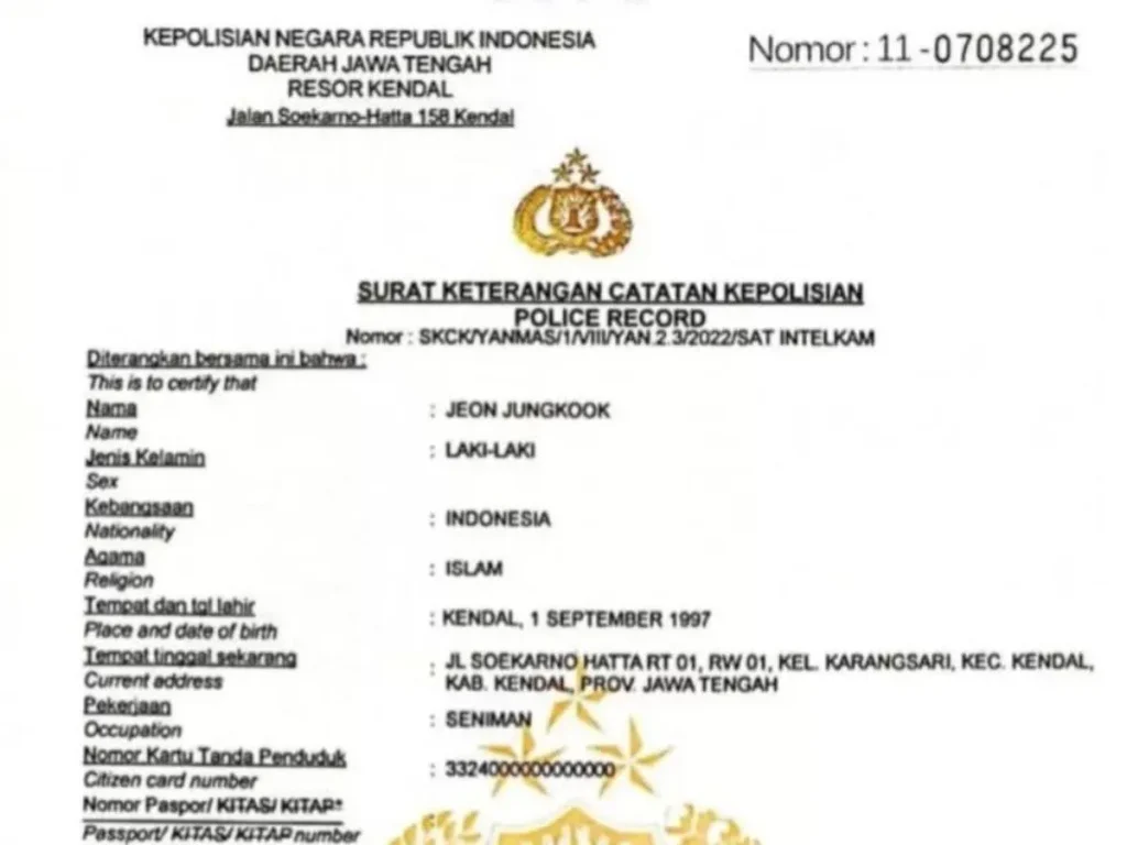 Berapa lama masa berlaku surat SKCK