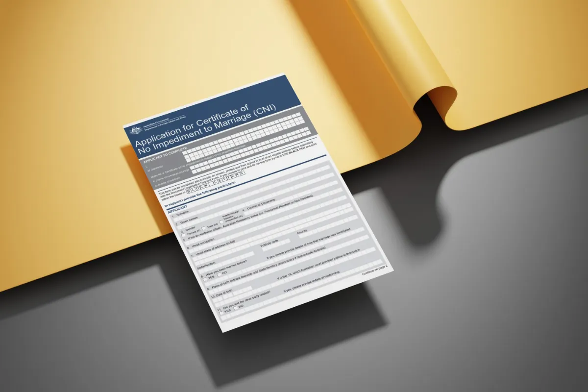 Certificate of No Impediment