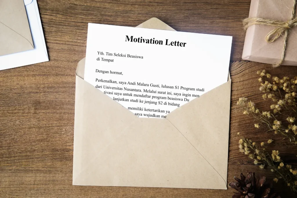 Contoh Letter Motivasi Beasiswa